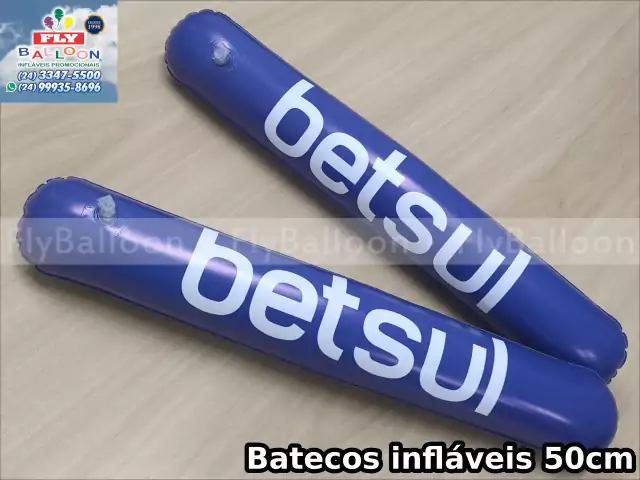 bastões infláveis promocionais betsul